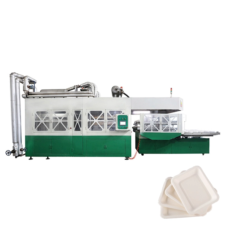 Biodegradable Sugarcane Bagasse Paper Tableware Pulp Molding Machine Fully Automatic Production Line