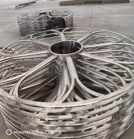 Molde cilíndrico de acero inoxidable para máquina de fabricación de papel